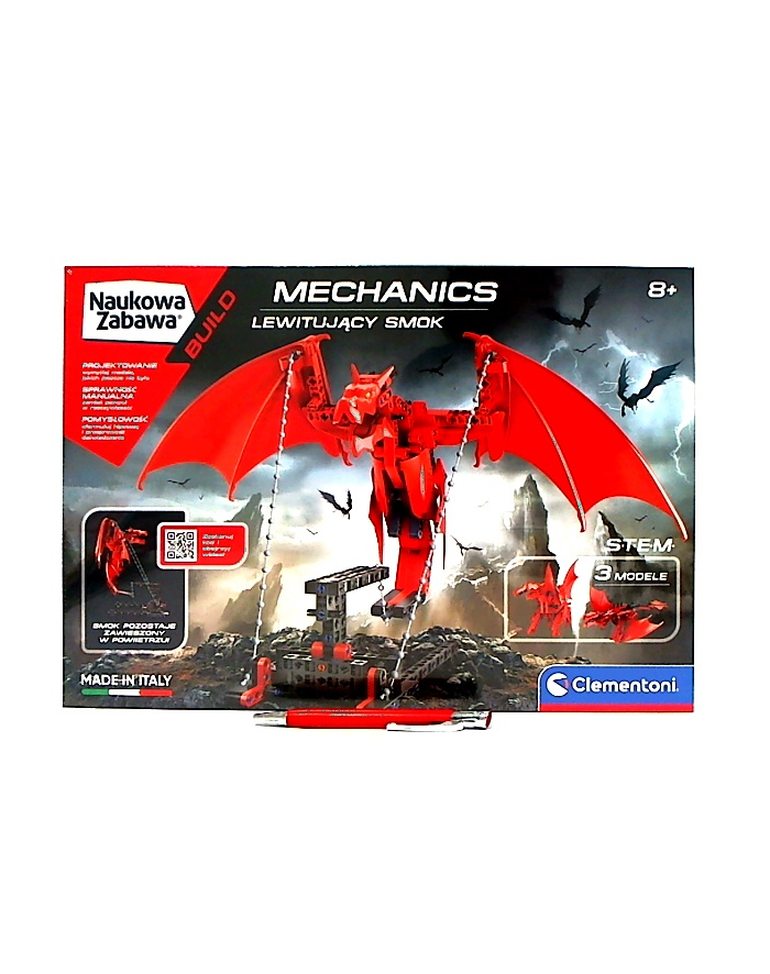 Clementoni Naukowa zabawa Laboratorium mechaniki Smok 50706 główny