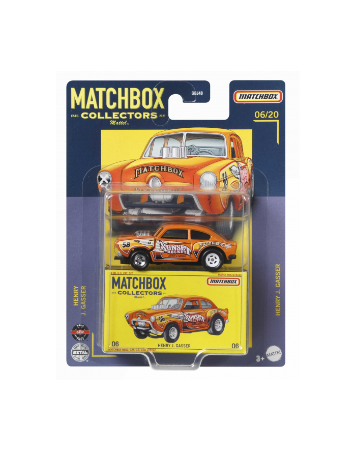 MATCHBOX Samochód kolekcjonerski premium mix GBJ48 p8 MATTEL główny