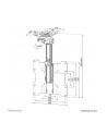 neomounts by newstar Uchwyt sufitowy LCD FPMA-C020 BLACK - nr 25