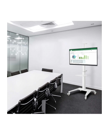 TECHLY Mobilny Stojak do Telewizora 37-70inch 70kg 2 Półki Biały nr 2