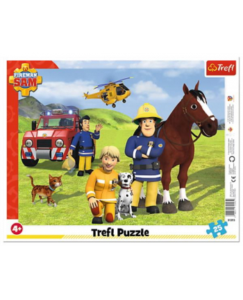 Puzzle 25el ramkowe Zawsze na straży. Strażak Sam 31393 Trefl