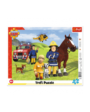 Puzzle 25el ramkowe Zawsze na straży. Strażak Sam 31393 Trefl