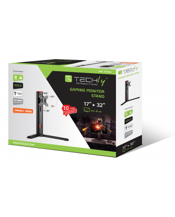 TECHLY Uchwyt Podstawka do Monitora Gamingowego 17-32inch 8kg