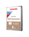 toshiba europe TOSHIBA N300 NAS Hard Drive 6TB SATA 3.5inch 7200rpm 256MB Retail - nr 12