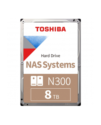 toshiba europe TOSHIBA N300 NAS Hard Drive 8TB SATA 3.5inch 7200rpm 256MB Retail