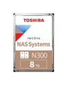 toshiba europe TOSHIBA N300 NAS Hard Drive 8TB SATA 3.5inch 7200rpm 256MB Retail - nr 12