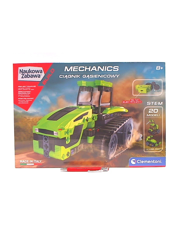 Clementoni Laboratorium mechaniki. Ciągnik gąsienicowy 50689 główny