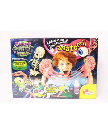 lisciani giochi Crazy Science Laboratorium zwariowanej anatomii 80663 LISCIANI