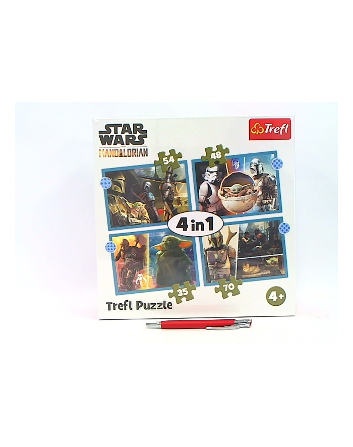 Puzzle 4w1 35,48,54,70el Mandalorian. Star Wars 34397 Trefl p8 główny