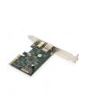 digitus Karta rozszerzeń (Kontroler) USB 3.1 PCI Express USB A/ Typ C  3.1 Gen.2 10Gbps Chipset: ASM1142 - nr 17