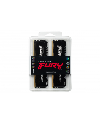 kingston Pamięć DDR4 Fury Beast  RGB 32GB(2*16GB)/2666 CL16 1Gx8