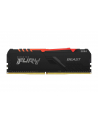 kingston Pamięć DDR4 Fury Beast RGB 8GB(1*8GB)/3600 CL17 - nr 18