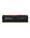 kingston Pamięć DDR4 Fury Beast RGB 8GB(1*8GB)/3600 CL17 - nr 24