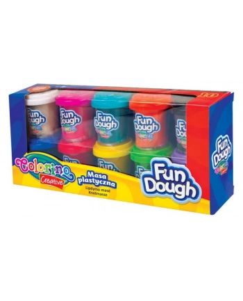 patio Masa plastyczna 10 kolorów Fun Dough 34302 Colorino Creative nr 1