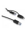 icybox Stacja dokująca IB-1124L-C31 1xSATA III SSD/HDD, USB 3.0TYPE-C/TYPE-A - nr 31