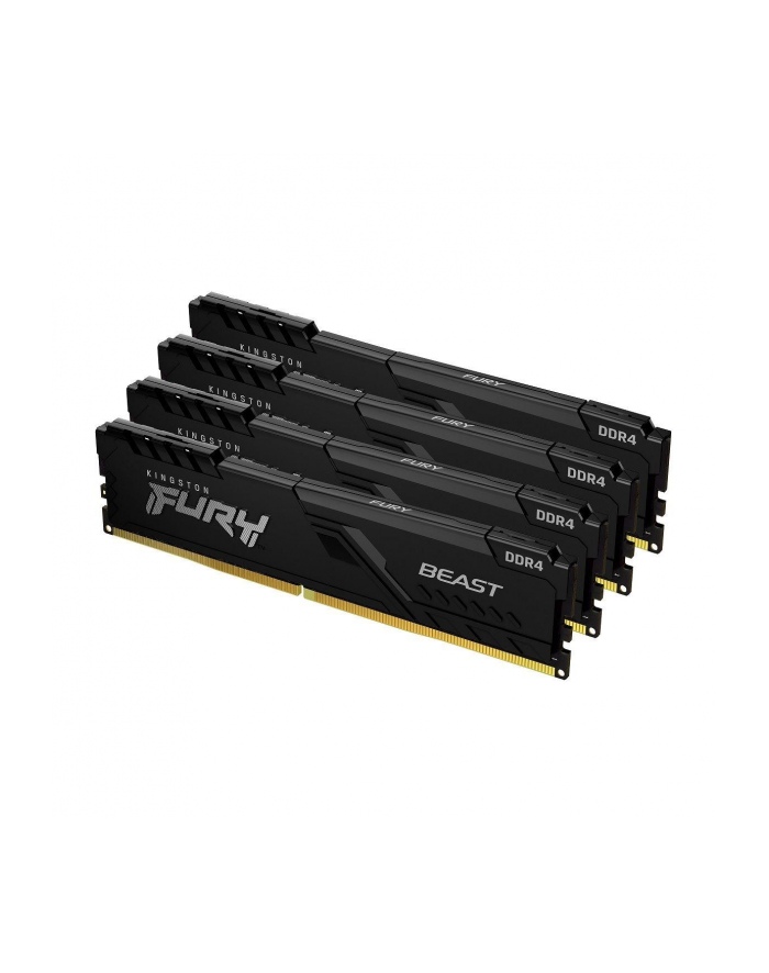 KINGSTON 16GB 2666MHz DDR4 CL16 DIMM Kit of 4 FURY Beast Black główny