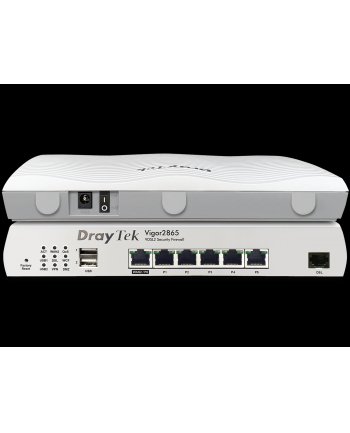 DRAYTEK Vigor 2865 Dual-WAN Firewall Router 1xRJ11 ADSL2/2+ 1xGbE RJ45 5xGbE LAN ports