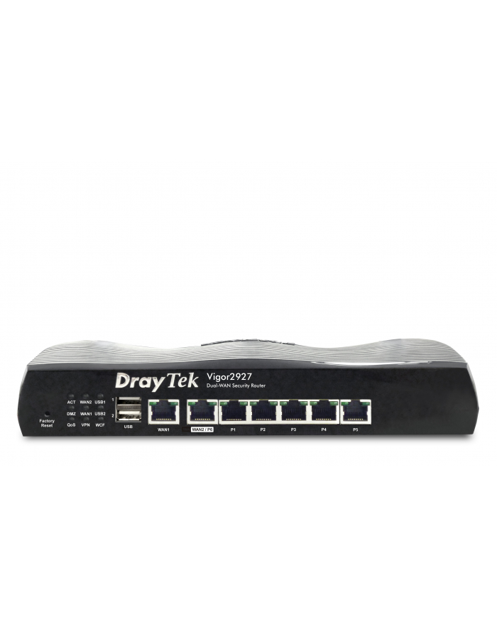 DRAYTEK Vigor 2927 VPN Firewall Router 1xRJ-45 1Gbps WAN 5xRJ-45 1Gbps LAN 2x USB 2.0 główny