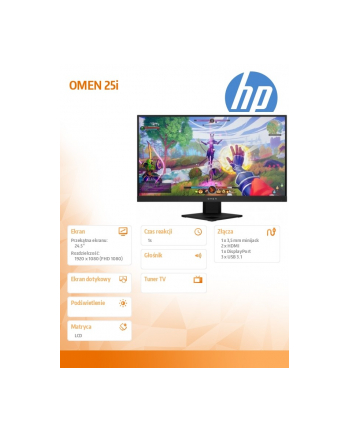 hp inc. Monitor OMEN 25i FHD Gaming 22J05E9