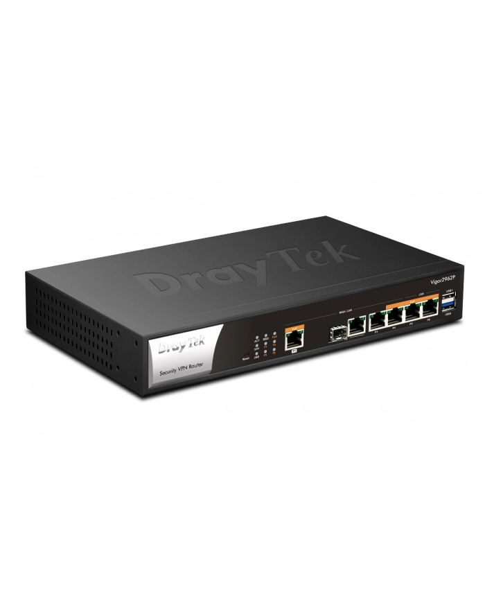 DRAYTEK Vigor 2962 1x 2.5Gbps Ethernet RJ-45 1x GbE/SFP Combo 2x GbE RJ-45 główny