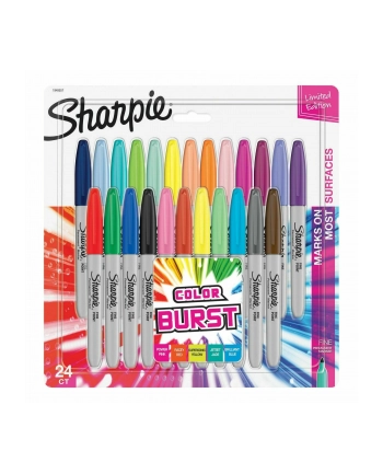 Sharpie-zestaw markerów  Fine Color Burst 24 szt nr 1