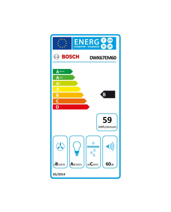 Okap BOSCH DWK67EM60