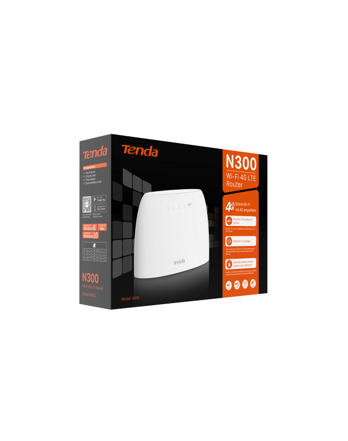 TENDA 4G03 Router N300 Wi-Fi 3G 4G LTE główny