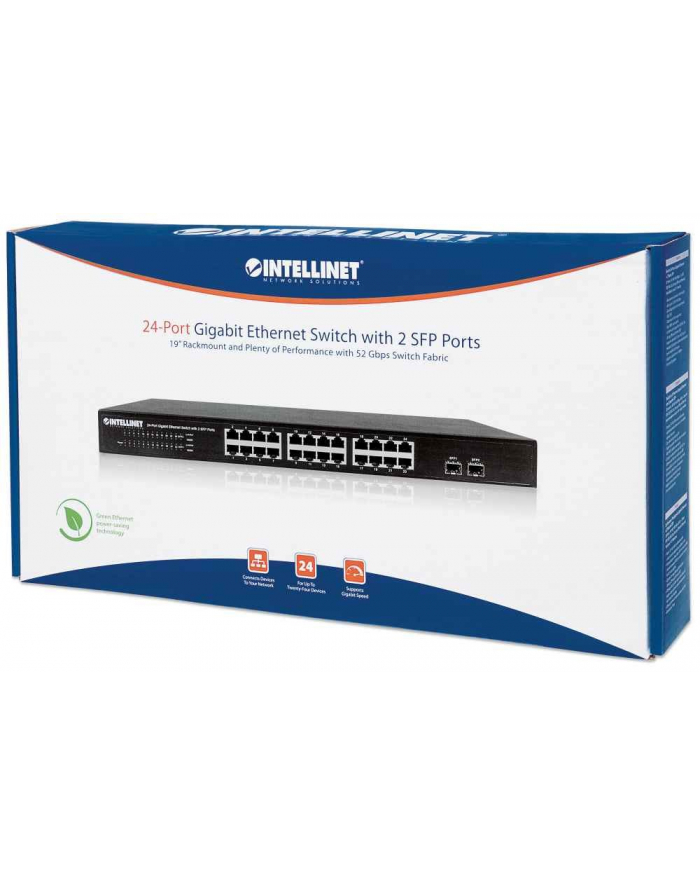 INTELLINET SWITCH 10/100/1000 GIGA 24 SFP 561044 główny