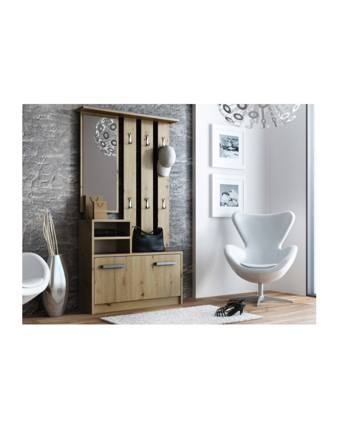 top e shop GARD-EROBA-SZAFKA  LUSTRO  WIESZAK DĄB ARTISAN główny