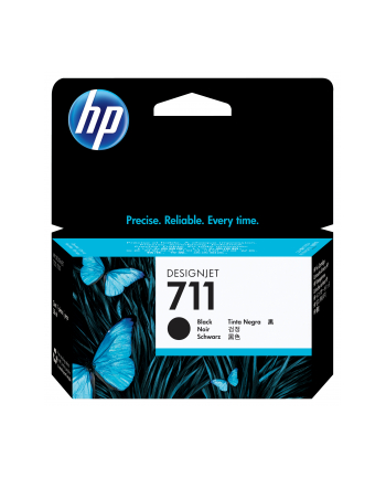 hewlett-packard Tusz HP czarny HP 711  HP711=CZ129A  38 ml