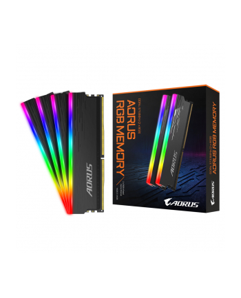 Pamięć DDR4 Gigabyte AORUS RGB 16GB (2x8GB) 3733MHz CL18 1,4V (With Demo Kit)