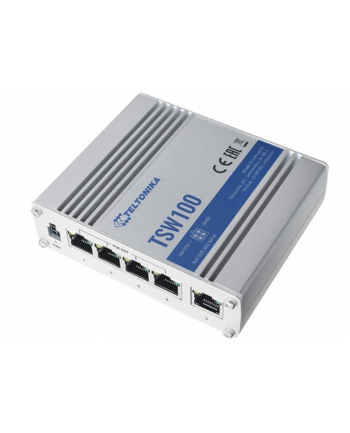 TELTONIKA TSW100 Switch 5x RJ45 1000Mb/s  4x PoE