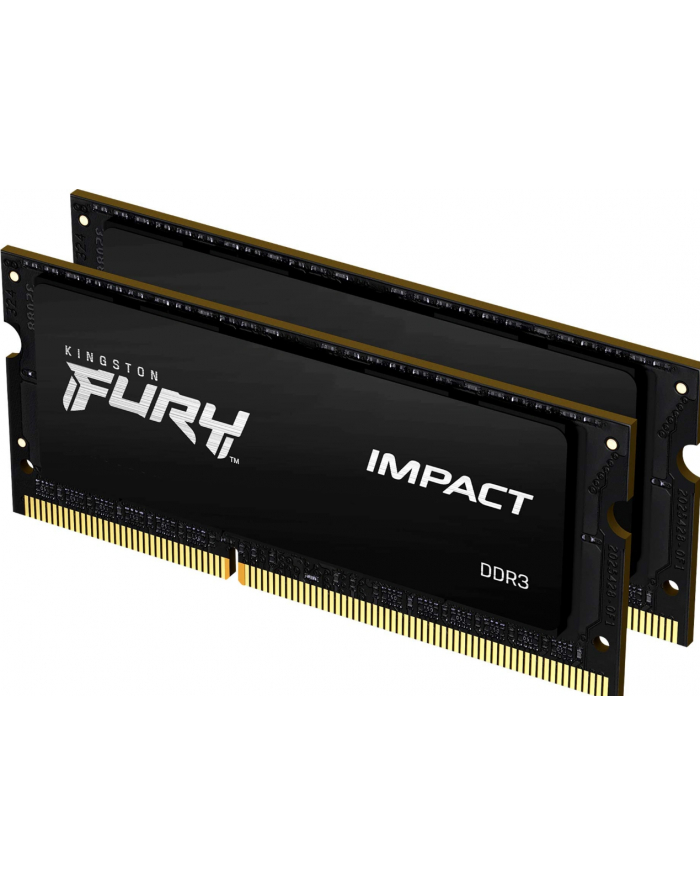 Kingston 16GB 1866MHz DDR3L CL11 SODIMM (Kit of 2) 135V FURY Impact KF318LS11IBK2/16 główny