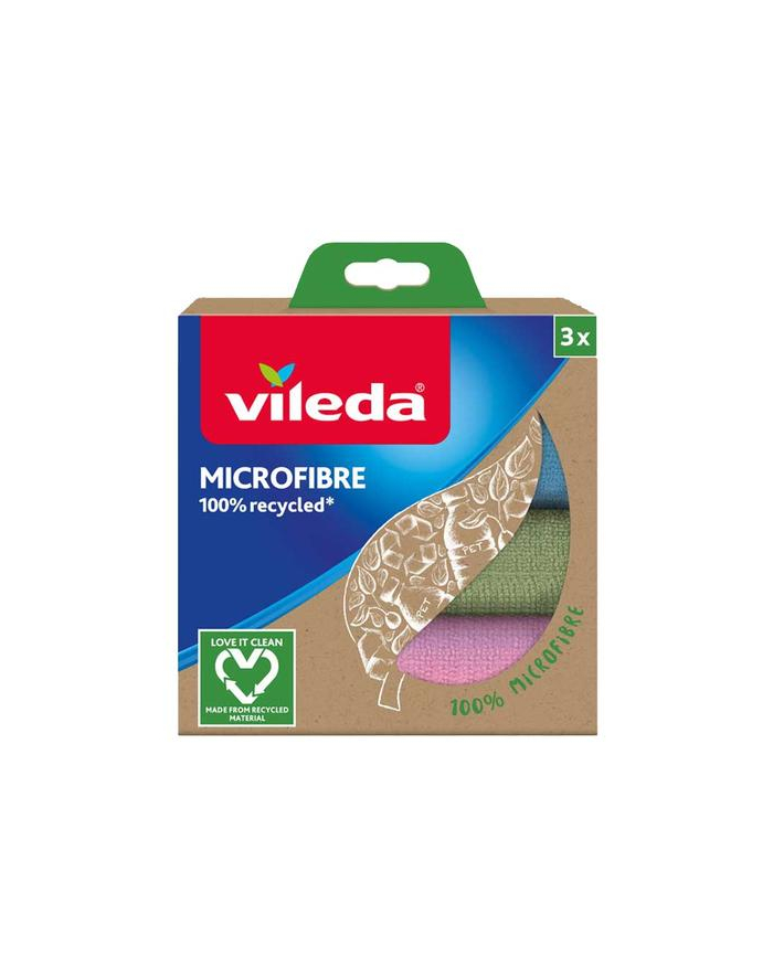 VILEDA Ściereczka Mikrofibra 100% Recycled 3 szt główny