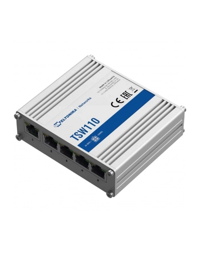 TELTONIKA TSW110 Switch  5x RJ45 1000Mb/s  L2 główny