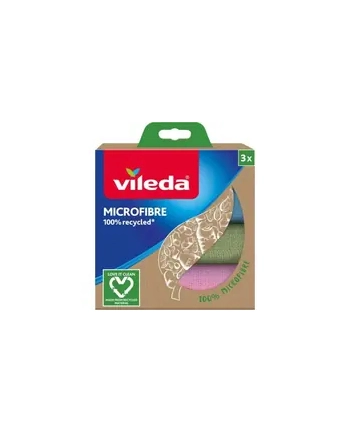 VILEDA Ściereczka Mikrofibra 100% Recycled 3 szt nr 1