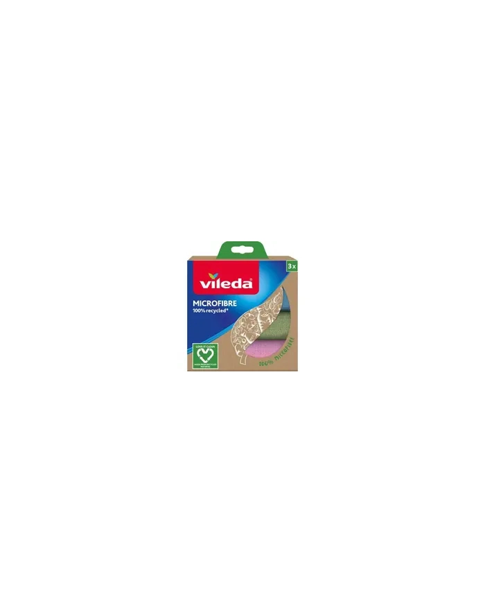 VILEDA Ściereczka Mikrofibra 100% Recycled 3 szt główny