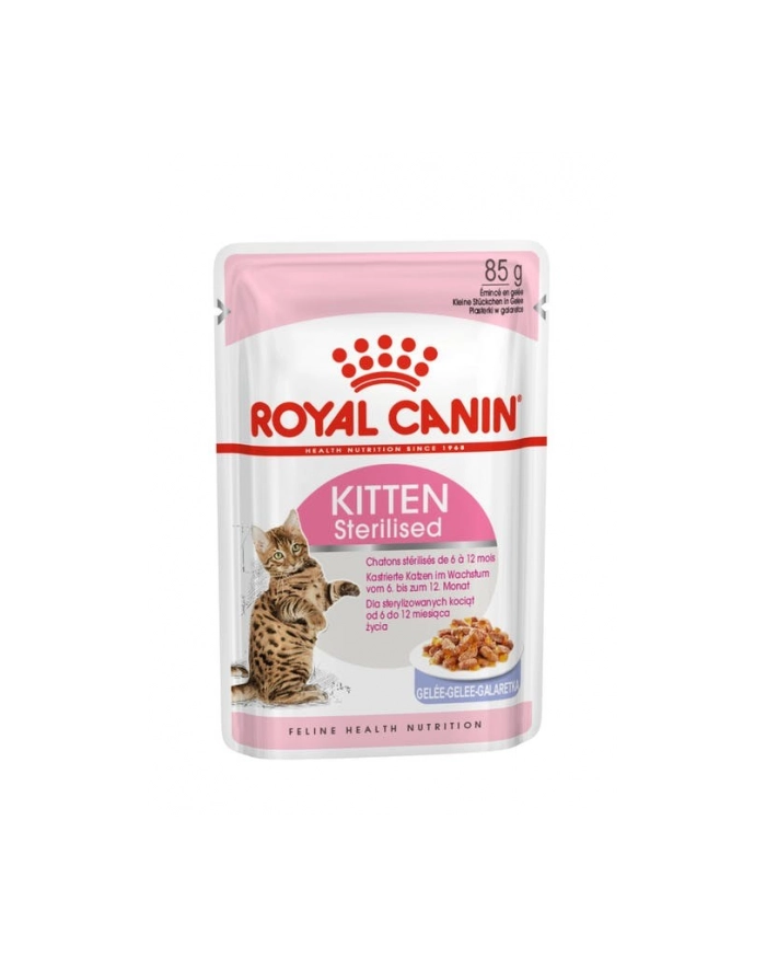 Karma ROYAL CANIN FHN Kitten Sterilised gala 12x85g główny