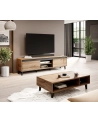 cama meble Szafka RTV NORD II 170cm dąb wotan/antracyt - nr 1