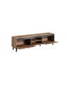 cama meble Szafka RTV NORD II 170cm dąb wotan/antracyt - nr 3