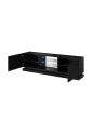 cama meble Szafka RTV QIU 200 MDF czarny połysk/czarny połysk - nr 8
