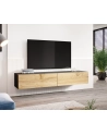 cama meble Szafka RTV VIGO '180' 30/180/40 czarny/dąb wotan - nr 3
