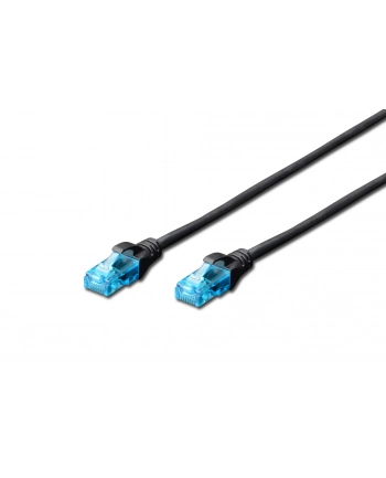 Patchcord DIGITUS UTP kat. 5e 3m PVC czarny nr 1