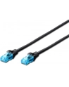 Patchcord DIGITUS UTP kat. 5e 3m PVC czarny - nr 4