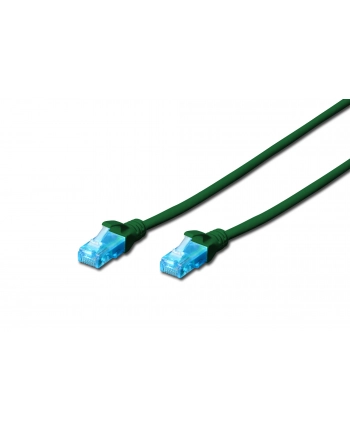 Patchcord DIGITUS UTP kat. 5e 3m PVC zielony nr 1