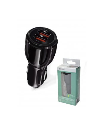 Ładowarka samochodowa VAKOSS TP-3273UK 2xUSB, 5.2A, DC 12-24V czarna