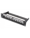 Patch panel DIGITUS 10'' 12 portowy 1U (RAL 9005) - nr 2