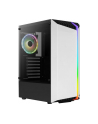 Aerocool Bionic v2 Midi-Tower, RGB, Tempered Glass - czarny/biały - nr 58