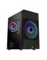 Aerocool Atomic Lite v2 Micro-ATX Gehäuse, RGB, Tempered Glass - czarny - nr 17