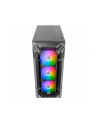 Antec Dark Fleet DF600 FLUX Midi-Tower, RGB, Tempered Glass - czarny - nr 6